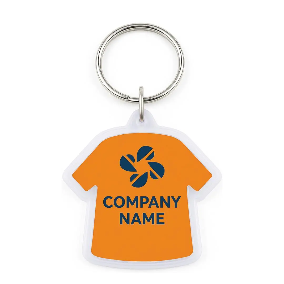 T.Shirt Schlüsselanhänger mit Logo oder Motiv