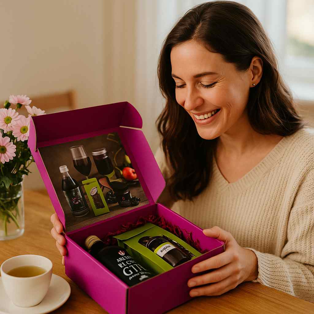 Aronia Geschenkbos als Muttertagsgeschenk