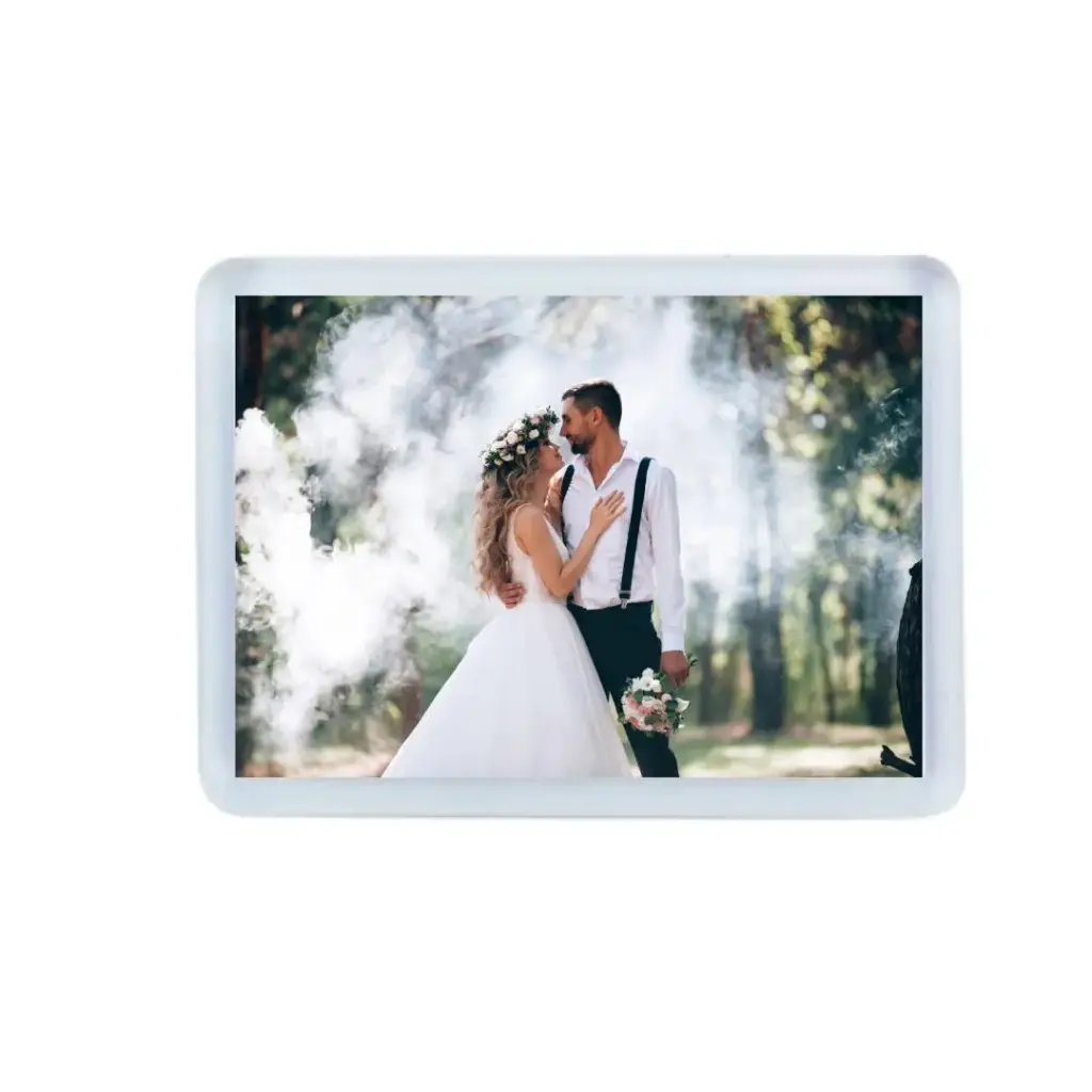 [4714-055790] Kühlschrankmagnet mit Foto/Motiv (50x35 mm) als Streu- oder Werbemittel und Hochzeiten