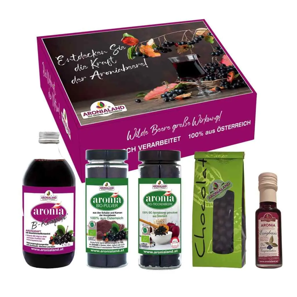 Aronia Geschenkset Gesundheit