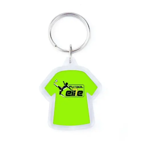T-Shirt Schlüsselanhänger aus Kunststoff (48x41 mm) 
